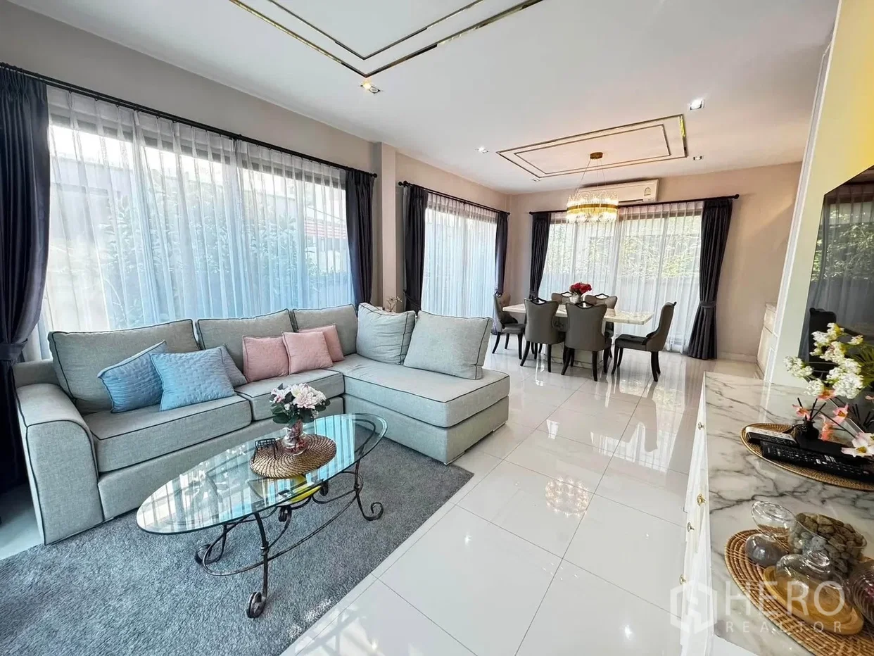 รูป ให้เช่า บ้านเดี่ยว 4 ห้องนอน Bangkok Boulevard Rama 9 (กรุงเทพฯ บูเลอวาร์ด พระราม 9) ทับช้าง สะพานสูง กรุงเทพมหานคร - รูปที่ 2/12
