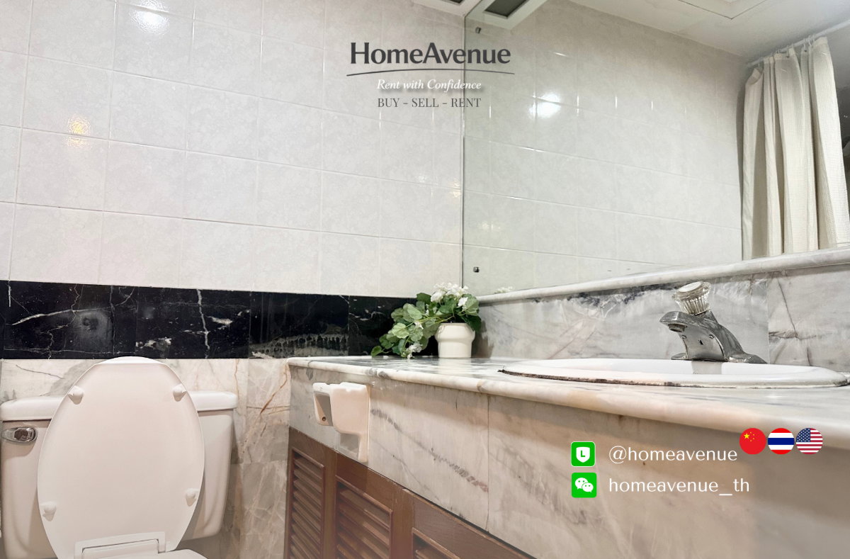 picture Highlight✨ 1Bed (Studio)  🚇 Near BTS Ratchadamri 🌏 TM30 Service 📲 Line: @homeavenue ⭐HA-5085 - 9/9