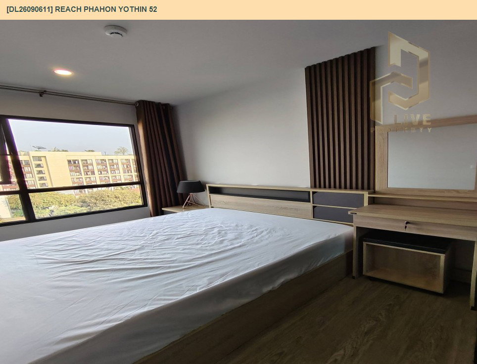 รูป DL26090611 ให้เช่าคอนโด รีช พหลโยธิน 52 (REACH Phahon Yothin 52) ใกล้ BTS สะพานใหม่ พร้อมเข้าอยู่ โทรด่วน 0653619502 LineID @952jdxxk - รูปที่ 3/13