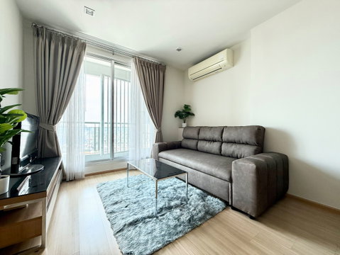 Ready to move in❗️“𝑹𝒉𝒚𝒕𝒉𝒎 𝑹𝒂𝒕𝒄𝒉𝒂𝒅𝒂-𝑯𝒖𝒂𝒊𝒌𝒉𝒘𝒂𝒏𝒈 " 1 Bedroom Size 46 Sq.m. 33rd Floor Near MRT-Huaikhwang