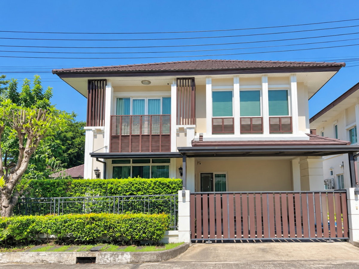 รูป ขายบ้านเดี่ยว 2 ชั้น The Centro อ่อนนุช-วงแหวน 77.6 ตร.วา พื้นที่ 240 ตร.ม. 3 ห้องนอน เฟอร์นิเจอร์ครบพร้อมอยู่ - รูปที่ 1/8