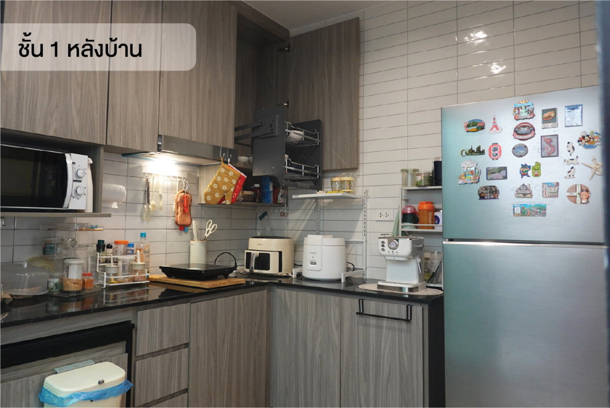 รูป ทาวน์โฮม 3 ชั้น ไอเจ้นท์ พระราม 9 | 182 ตร.ม. | แต่งครบ | 5.55 ล้าน | เจ้าของขายเอง - รูปที่ 12/37