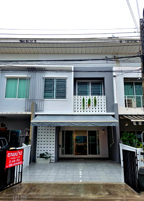 ทาวน์โฮม กรุงเทพมหานคร : ขายทาวน์โฮม 2 ชั้น The Pleno เอกชัย-กาญจนาภิเษก บ้านรีโนเวทใหม่ พร้อมอยู่น้ำไม่ท่วม ทำเลดี หมู่บ้านติดถนนใหญ่