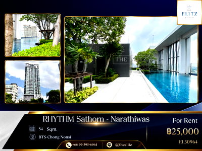 Condos for rent : ✨ High-Rise Sathorn-Narathiwas Living | Panoramic Views & Premium CBD hub - Dynamic Lifestyle✨