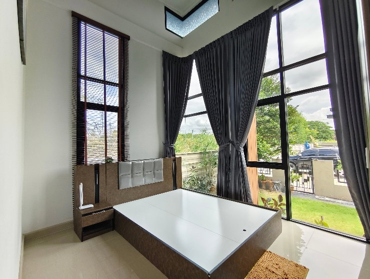รูป ขายบ้านพานทอง แสนมณี เนเจอร์ ใกล้อมตะ Modern Luxury 50 ตร.ว น้ำไม่ท่วม - รูปที่ 7/17