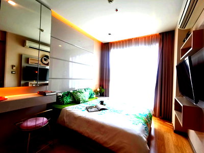 คอนโดให้เช่า : ให้เช่า The Address Asoke — 1 ห้องนอน | MRT เพชรบุรี  | Fully Furnished GTN-0870