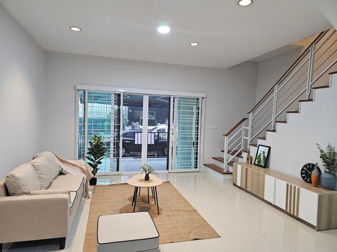 3-bed townhouse for sale, 131 sqm, 20 sq wah, The Pleno Ekachai - Kanjanapisek