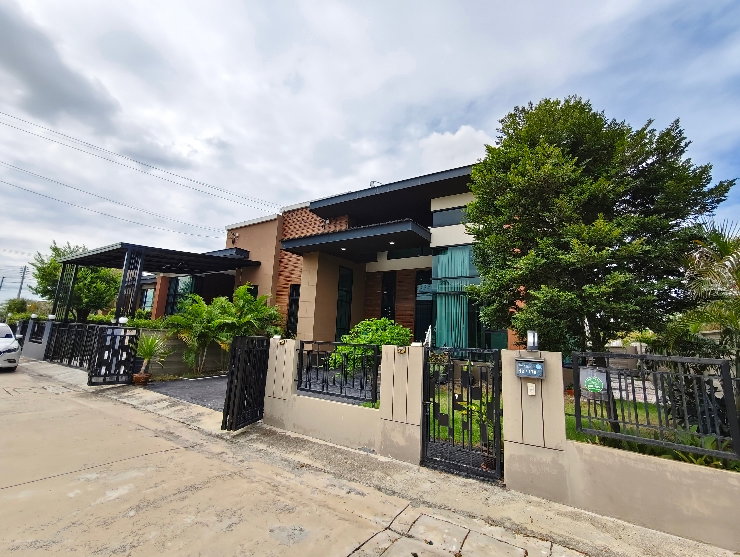 รูป ขายบ้านพานทอง แสนมณี เนเจอร์ ใกล้อมตะ Modern Luxury 50 ตร.ว น้ำไม่ท่วม - รูปที่ 16/17