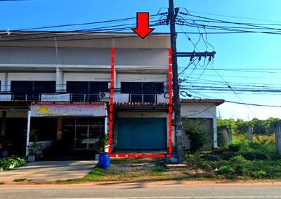 SHOP HOUSE 21.5 Sq.w. Nongkai for 2.1M
