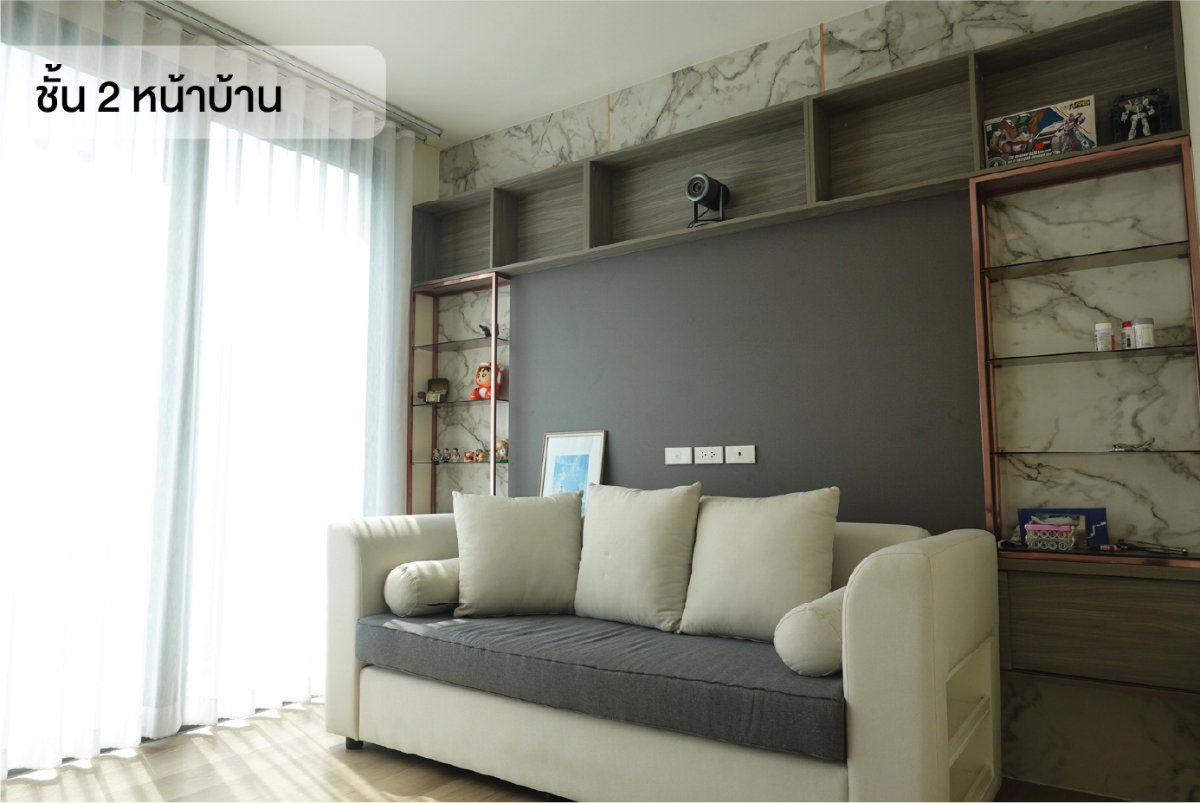 รูป ทาวน์โฮม 3 ชั้น ไอเจ้นท์ พระราม 9 | 182 ตร.ม. | แต่งครบ | 5.55 ล้าน | เจ้าของขายเอง - รูปที่ 21/37