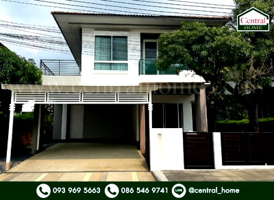 บ้านเดี่ยว ปทุมธานี : บ้านเดี่ยว ฮาบิเทีย บอนด์ ราชพฤกษ์ เฟอร์ครบ