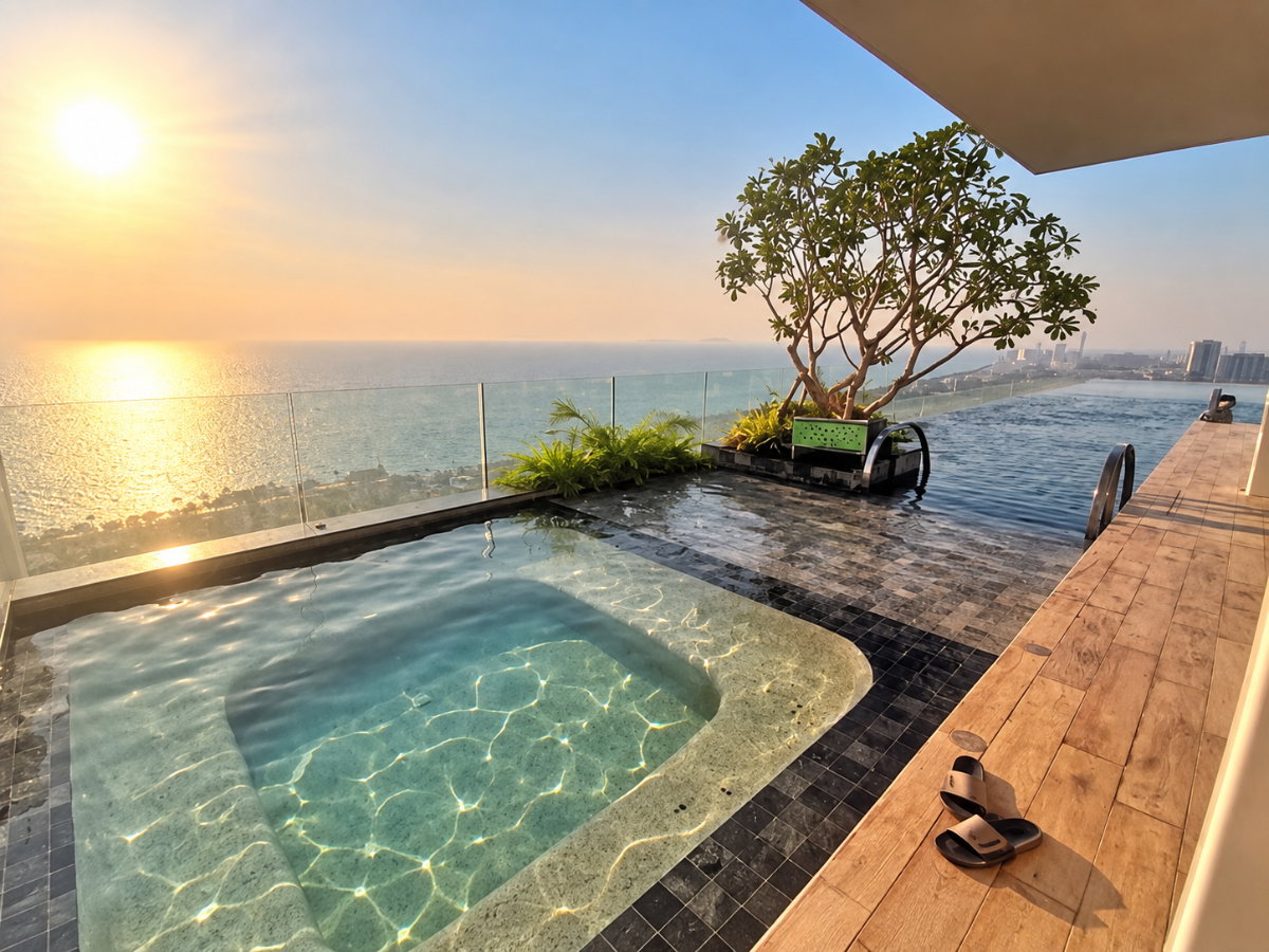 รูป 🌊 คอนโด 2 ห้องนอน ชั้น 32 พื้นที่กว้าง 80.97 ตร.ม. ✨เดอะ ริเวียร่า จอมเทียน พัทยา 💰 7,200,000 บาท - รูปที่ 12/14