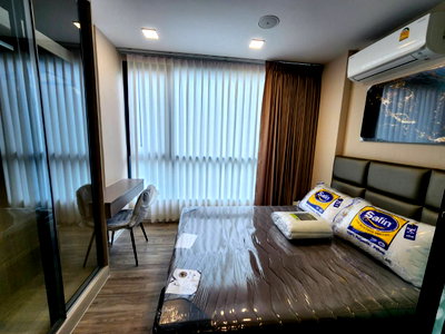 คอนโดให้เช่า : 🔥ให้เช่า kave salaya ห้องกั้น 25 ตรม.แอร์ 2 ตัว ตึก A ชั้น 6 วิวสวน ธรรมชาติ เฟอร์นิเจอร์ , คฟฟ ครบ พร้อมอยู่ 25 ธค 69