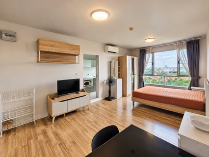 รูปภาพ D Condo Campus Rangsit Phase 2 for rent, 8,700 THB/month. 30 sq.m., 8th floor, with separate kitchen. Opposite Thammasat University.