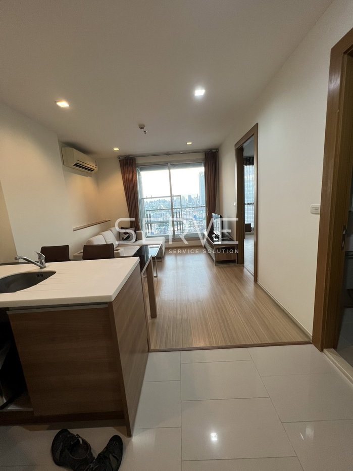 รูป 🔥25K-ห้องกว้าง 1นอน ชั้นสูงสุด 20+ วิวโล่ง ห้องแต่งสวย เฟอร์จัดเต็ม พร้อมเข้าอยู่ คอนโดทำเลดีมาก ใกล้ MRT ห้วยขวาง @ Rhythm Ratchada - Huai Khwang - รูปที่ 2/15