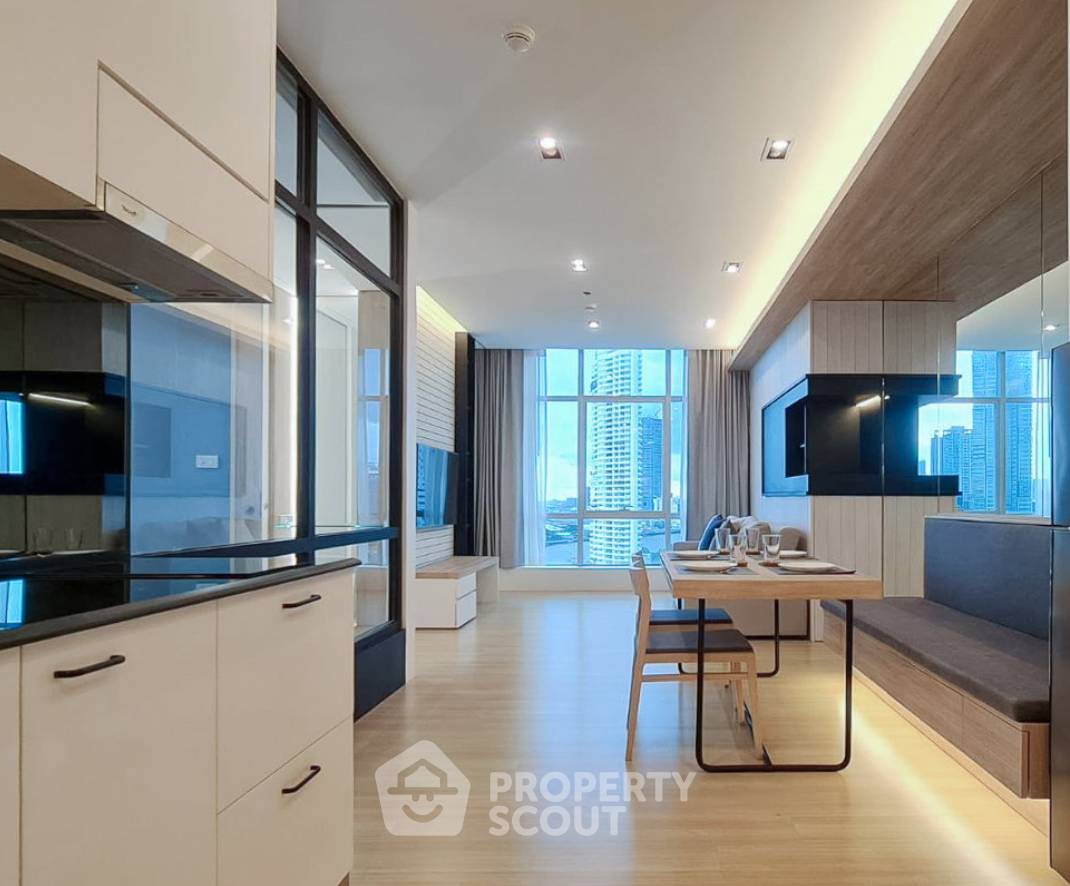 picture 1-BR 60 Sqm Baan Sathorn Chaopraya Near BTS Krung Thon Buri (ID 3039839) - 6/6
