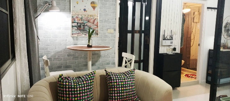 picture Short Rent condo near BTS Onnut Garden Canal View Fully Furnished  Fully Equipped  - 9/48