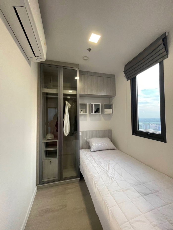 รูป ให้เช่า Modiz launch สองห้องนอน หน้า ม.ธรรมศาสตร์ one bed room plus เดินเข้าม.5นาที บิ้วอินทั้งห้อง 36ตรม. ชั้น 22ทิศเหนือ วิว ม.ธรรมศาสตร์ - รูปที่ 5/12