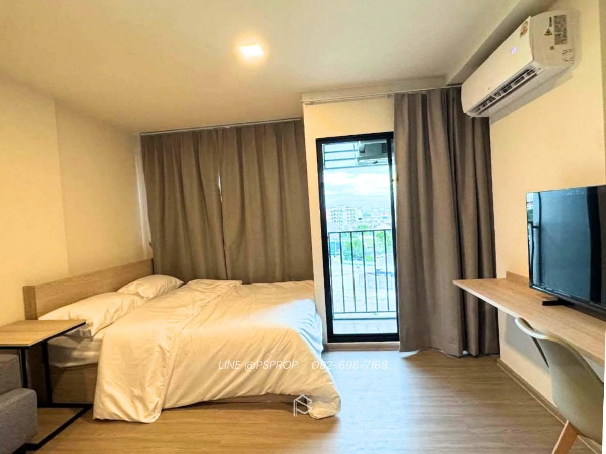 รูป คอนโดเช่าบางเเสน ใกล้ตลาดปาร์คอิน Dcondo sense✅ พร้อมเข้าอยู่ #CR0018 - รูปที่ 3/8