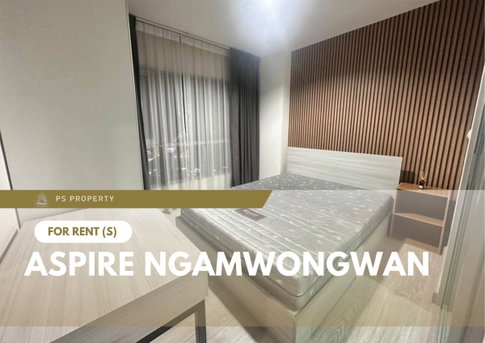 For Rent 📍 Aspire Ngamwongwan 📍 Fully furnished and equipped with appliances; near The Mall Ngamwongwan.