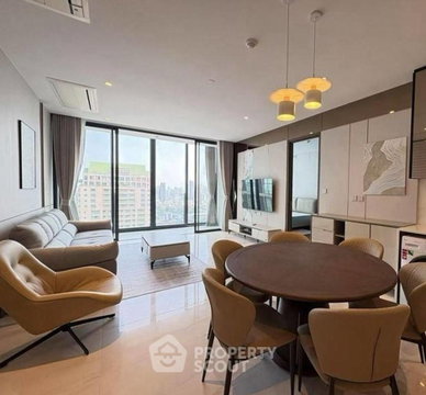 30th-Floor 2-BR Condo At Supalai Icon Sathon Near MRT Silom (ID 2898269)
