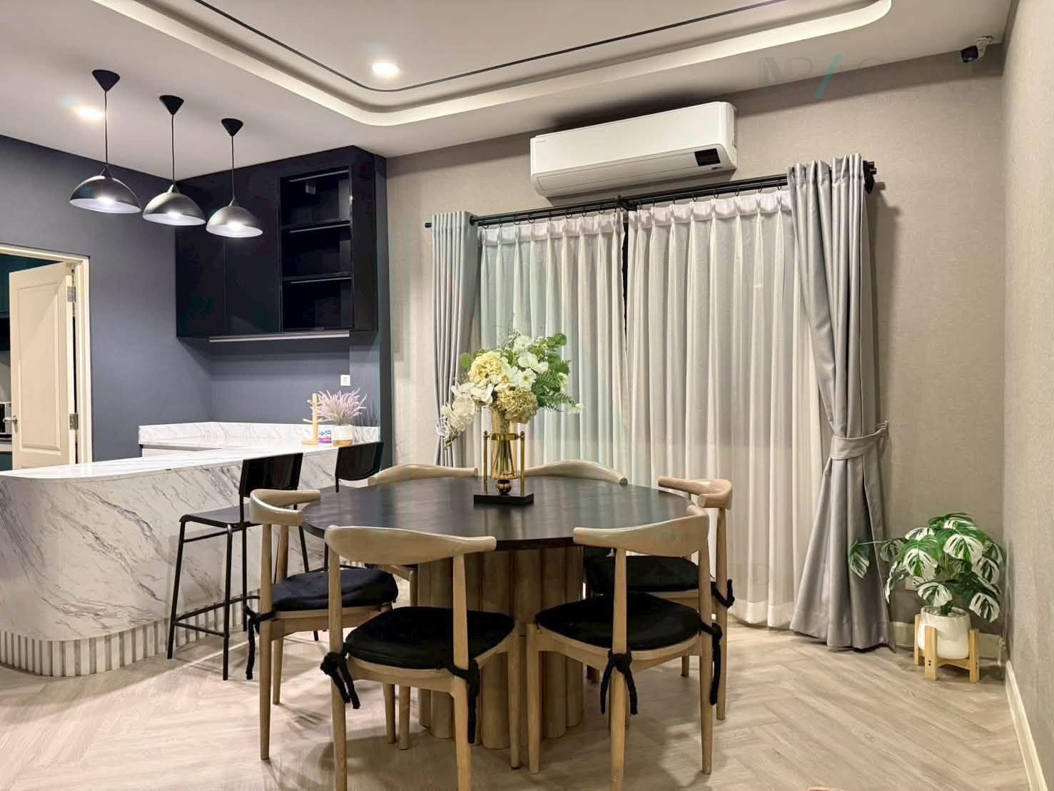 4-bed house for rent, 227 sqm, 60 sq wah, Centro Rama 2 - Phutthabucha
