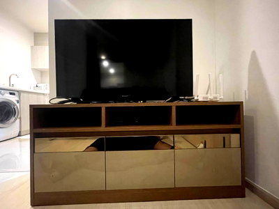 Condos for rent : Space U 🔥 Spacious 1-Bedroom, Fully Furnished! Life Asoke | 35 sq.m., 17th Floor | Near SWU | 21,000/month SP0047