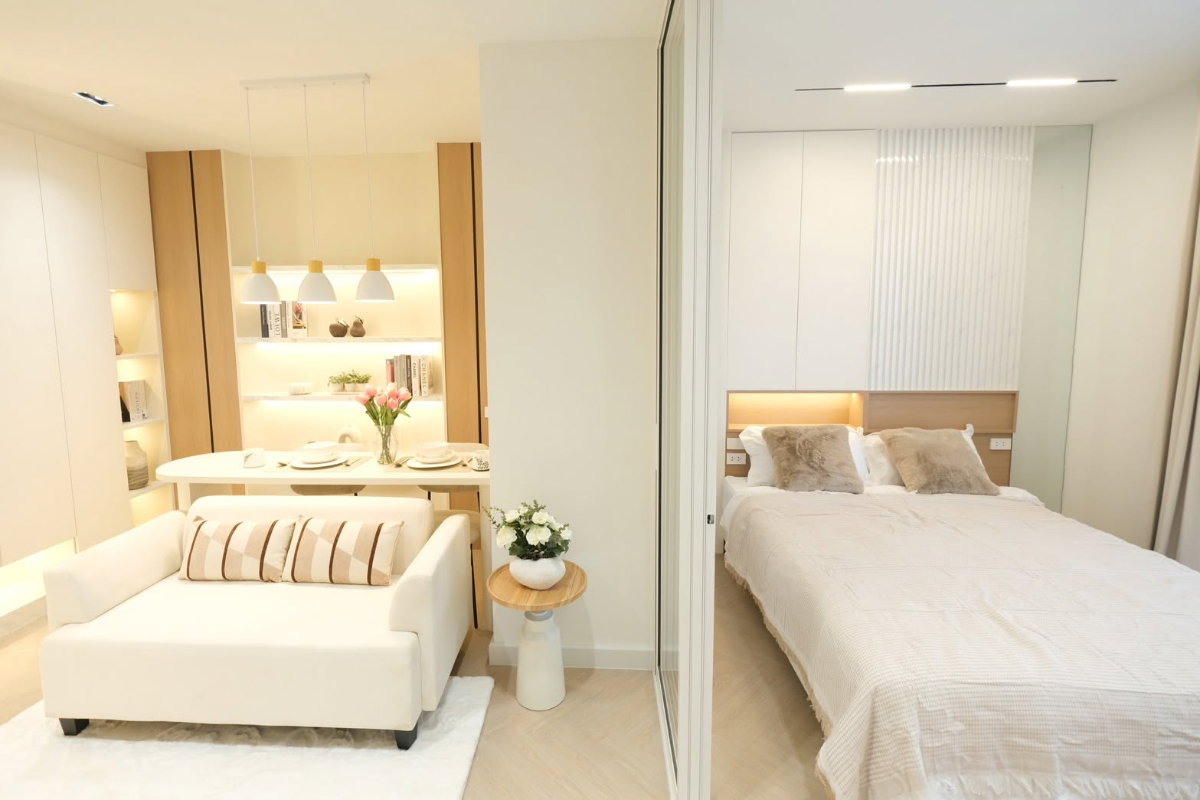 picture One Plus Klong Chon 3 condo for sale 2.89MB pool view near cmu :Tel. 082-389-9314 (Boo) - 3/16
