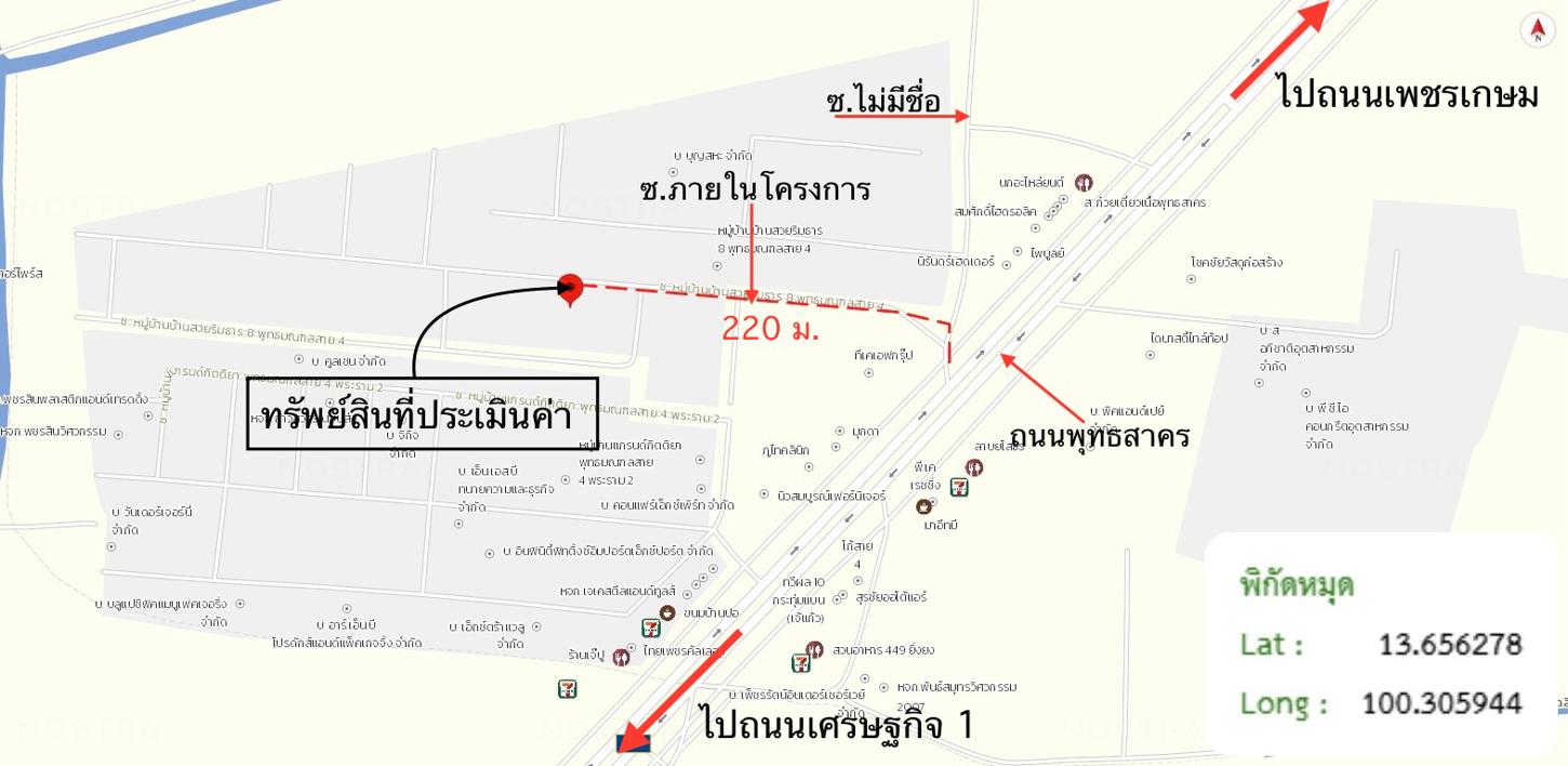 รูป บ้านเดี่ยว 61.7 ตร.วา บ้านสวยริมธาร 8 กระทุ่มแบน สมุทรสาคร 4.7M - รูปที่ 20/21