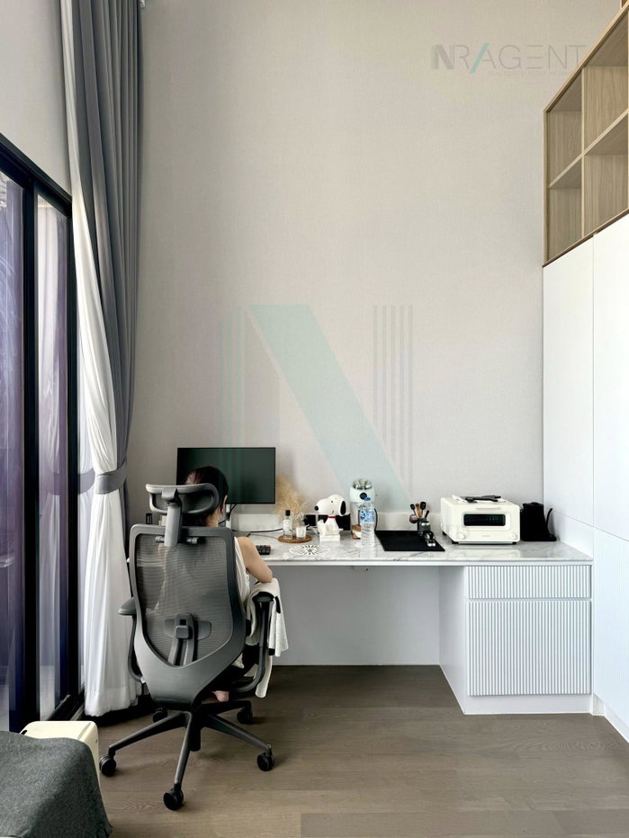 รูป 🎊 ให้เช่าคอนโด พาร์ค ออริจิ้น จุฬา-สามย่าน อาคาร 1 ชั้น 32 Duplex ขนาด 40 ตรม ใกล้ ตลาดสามย่าน - รูปที่ 3/8
