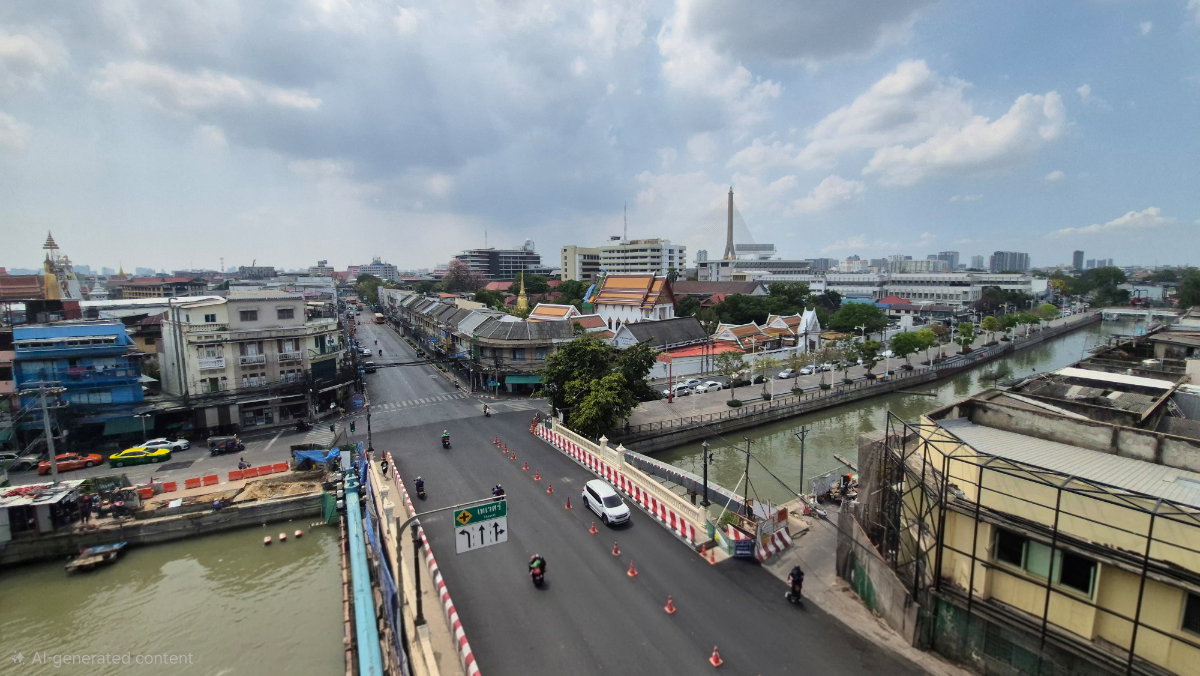 รูป อาคารพานิชย์แปลงหัวมุม บริเวณแยกถนนสามเสน-ลูกหลวง, เพียง 200 เมตรจากสถานี MRT หอสมุดแห่งชาติ (กำลังก่อสร้าง) - รูปที่ 5/5