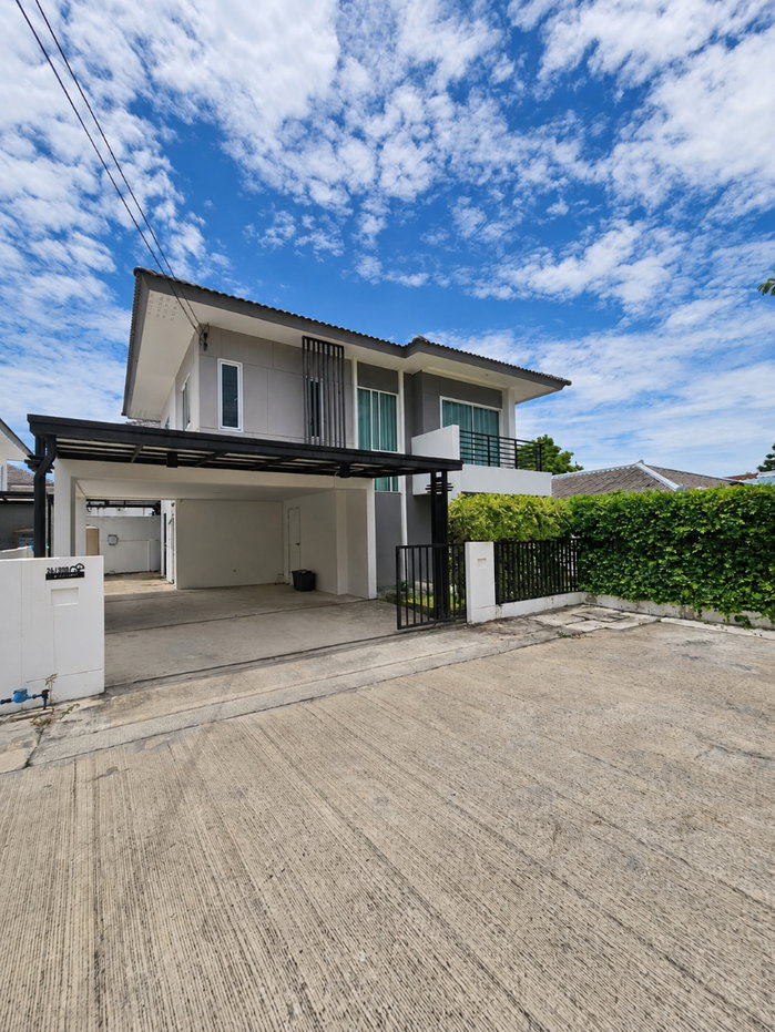 รูป 🏡 บ้านเดี่ยว 2 ชั้น พื้นที่กว้าง 56.4 ตร.ว. ✨ บ้านพฤกษา นารา ชัยพฤกษ์ 2–จอมเทียน | 5.5 ล้านบาท - รูปที่ 1/17