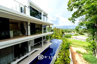 Houses for rent Chonburi : For rent - 4-Storey Pool Villa near Mabprachan Lake Pattaya | 5 Bedrooms | City, Lake & Mountain Views | 1,000 sq.m.