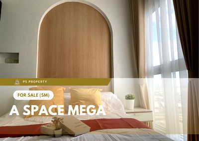 ขายคอนโด : ขายด่วน ✨ A space mega ✨ เฟอร์นิเจอร์ และ เครื่องใช้ไฟฟ้าครบ ใกล้ Mega Bangna