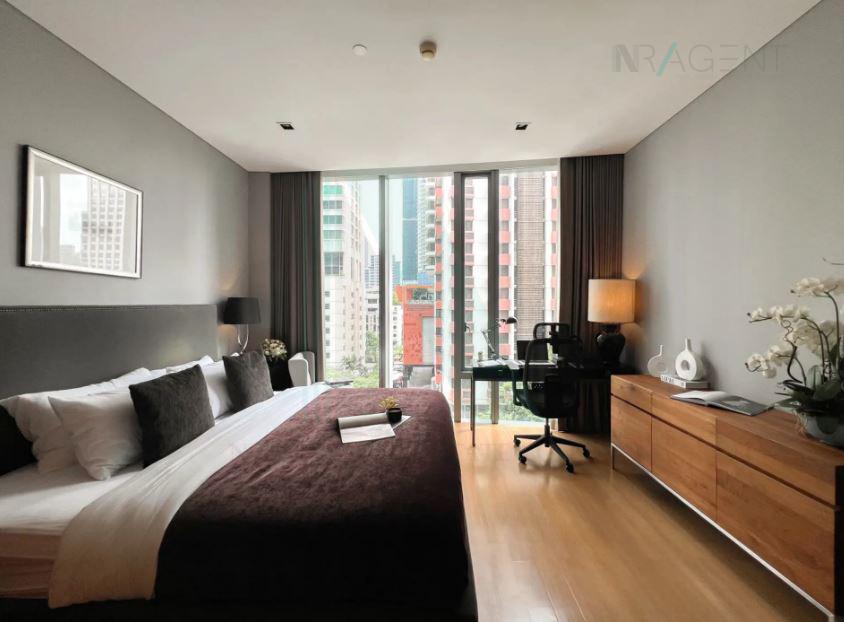 รูป 🚩 ให้เช่าคอนโด ศาลาแดง เรสซิเด้นซ์ อาคาร 1 ชั้น 5 2 ห้องนอน ขนาด 93 ตรม ใกล้ โรงแรมสุโขทัย - รูปที่ 5/8