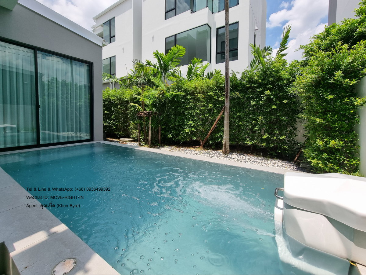 รูป ใหม่เอี่ยม! [ให้เช่า] Forest Prime Pool Villa สุวรรณภูมิ-ลาดกระบัง | Duo house 3 ชั้น พร้อมสระส่วนตัว ตรงข้ามโรบินสันลาดกระบัง - รูปที่ 3/19