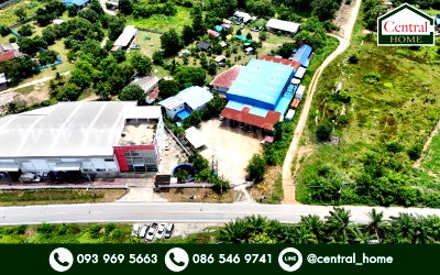 โรงงาน เมืองชลบุรี ชลบุรี : ที่ดิน + โรงงาน ถูกต้องตามกฎหมาย (มีใบอนุญาตสร้างโรงงาน) 2 ไร่ 37 ตารางวา หนองรี ชลบุรี
