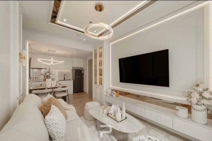 รูป ให้เช่า Life รัชดาภิเษก 2 ห้องนอน 57 ตร.ม. แต่งหรู Modern Luxury วิวชั้น 23 | 45,000 บาท/เดือน - รูปที่ 3/8