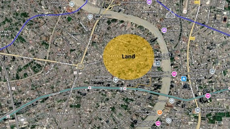 Land for sale, 400 sq wah, Khlong San