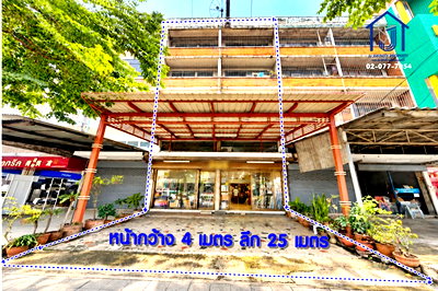 อาคารพาณิชย์ วิทยาลัยพยาบาลทหารอากาศ : ขายอาคารพาณิชย์ 4 ชั้น  ติดถนนถนนพหลโยธิน 800 ตารางเมตร ใกล้ BTS สะพานใหม่