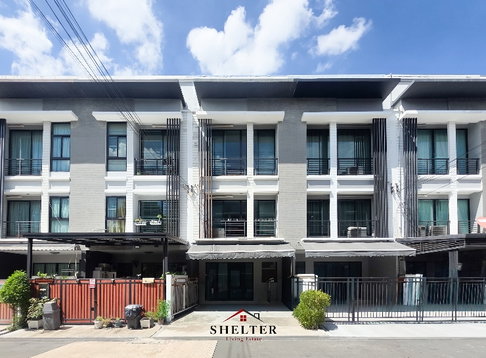 ขายทาวน์โฮม 3 ชั้น ใกล้โรงเรียนนานาชาติ SISB เข้าเมืองเอกมัย-ทองหล่อเพียง 15 นาที
