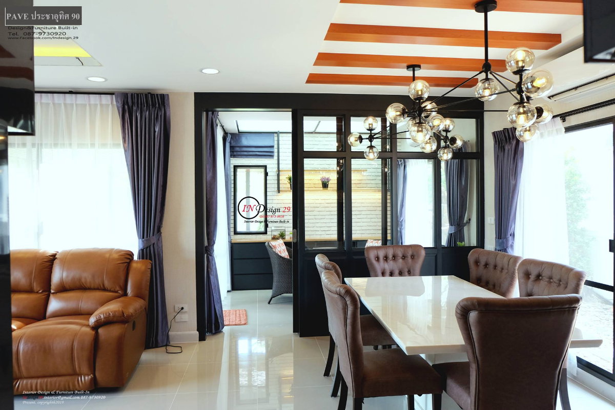 รูป ขายบ้านเดี่ยว 5 ห้องนอน ที่ดิน 100+ ตร.ว. บิวท์อินทั้งหลัง สวนบ่อปลาคาร์ฟ เพฟ ประชาอุทิศ 90 ราคา 6.99 ล้าน - รูปที่ 4/18