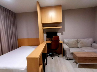 Condos for rent : Space U 🔥 Life Asoke Studio Furnished , 20th floor | 24 sq.m. | Conveniently located near SWU| Only 15,000 THB/month  SP0046
