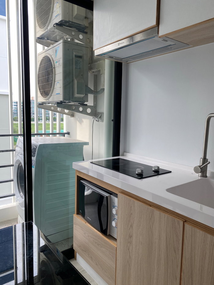 รูป ให้เช่า V condo ศาลายา ห้องมุม วิวดีนครปฐม ใกล้ ม.มหิดล ศาลายา  - รูปที่ 13/17