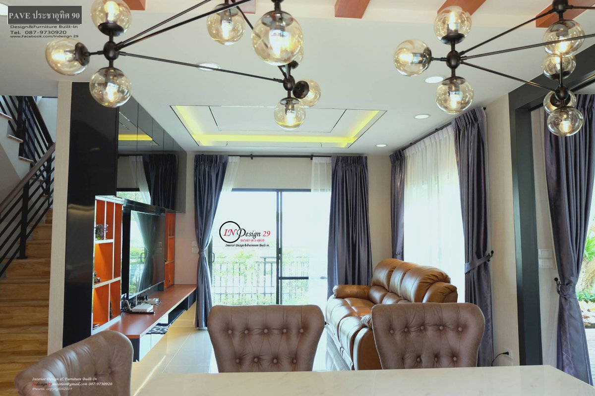 รูป ขายบ้านเดี่ยว 5 ห้องนอน ที่ดิน 100+ ตร.ว. บิวท์อินทั้งหลัง สวนบ่อปลาคาร์ฟ เพฟ ประชาอุทิศ 90 ราคา 6.99 ล้าน - รูปที่ 6/18
