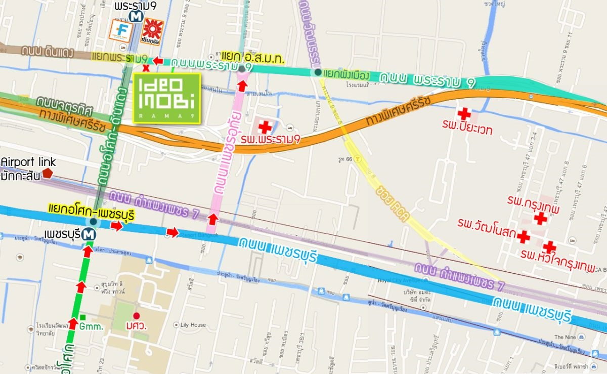 รูป KC114 ให้เช่าคอนโด ไอดีโอ โมบิ พระราม 9  ตรงข้ามตึก G Tower ,เซ็นทรัลพระราม 9, ห้างฟอร์จูน รถไฟฟ้า MRT พระราม 9  ใกล้มหาลัย มศว. อโศก - รูปที่ 3/30
