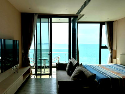 Condos for rent : 🎥 ⛵ Arom ⛵ Sea view / 16F / 1bedroom >> THB35,000/month 彡
