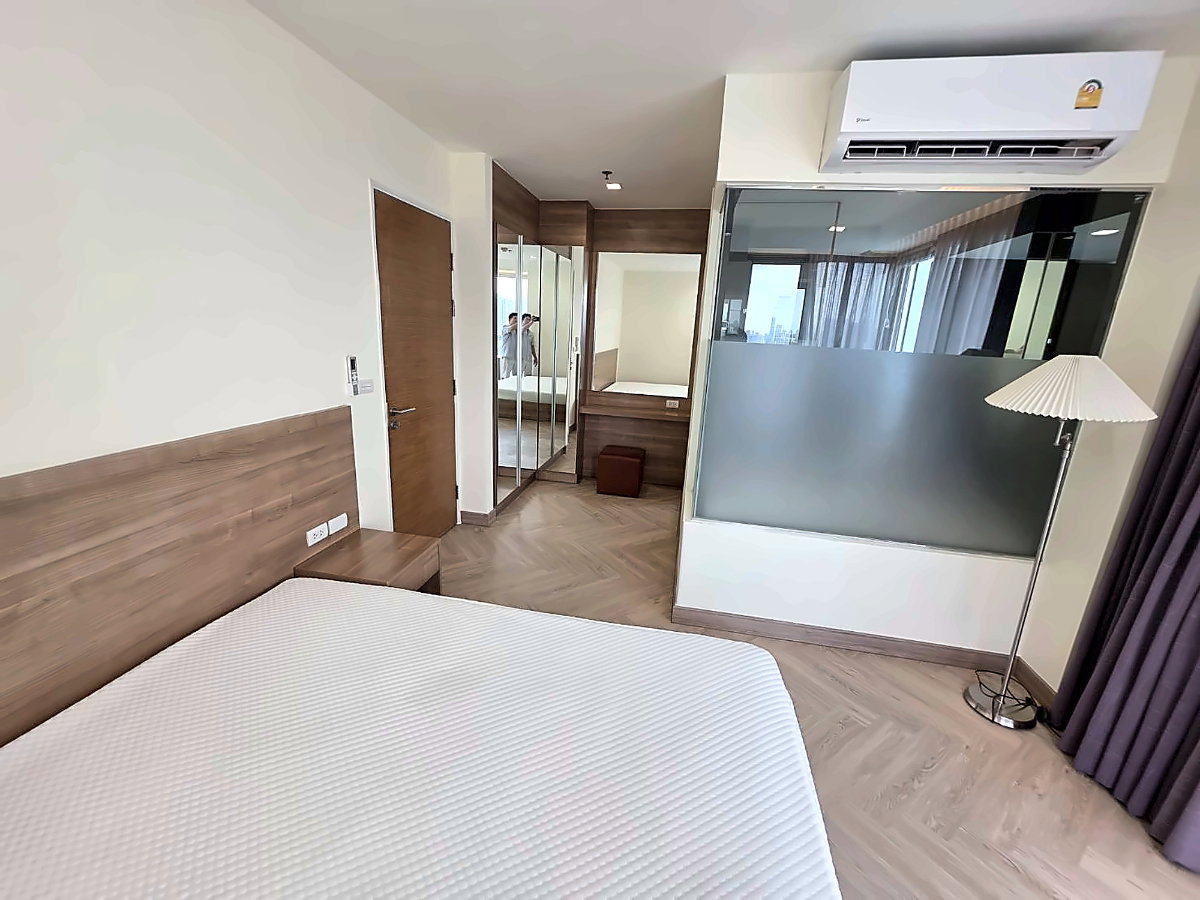 รูป ให้เช่า Rhythm Sukhumvit 50 ใกล้ BTS อ่อนนุช 2 นอน 2 น้ำ 65 ตร.ม. ชั้น 27 วิวเมือง มีระเบียง อ่างอาบน้ำ เฟอร์ครบ 38,000 บาท/เดือน - รูปที่ 6/15