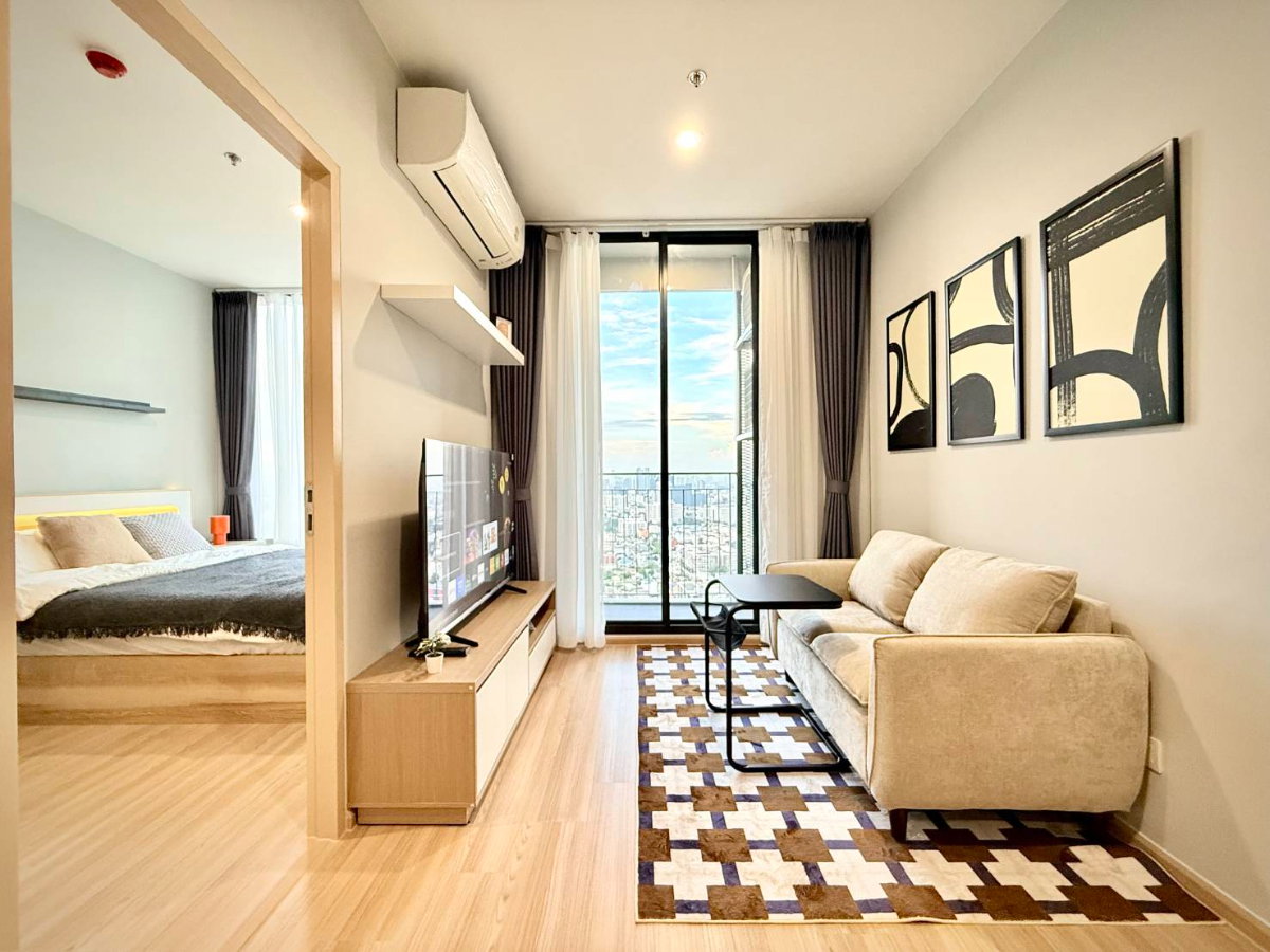 รูป 💥ให้เช่าคอนโด Skyrise Avenue Sukhumvit 64  ( สกายไรส์ อเวนิว สุขุมวิท 64 ) 1ห้องนอน ชั้นสูง ห้องสวย วิวไม่บล็อค ติดต่อ Line.,Tel : 0635925540 - รูปที่ 11/14