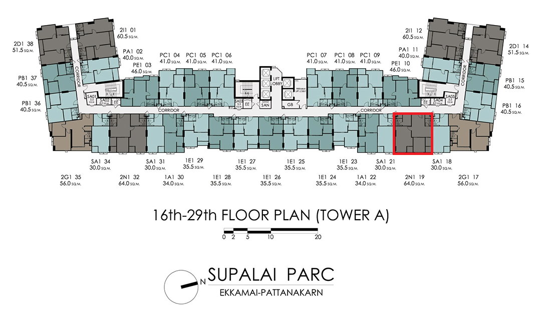 รูป ขาย คอนโด Supalai Ekkamai Parc Pattanakarn 64 ตรม - รูปที่ 1/12